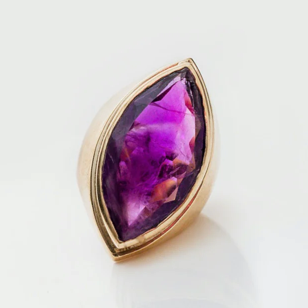 Love Not Fear HIGH PRIESTESS Gemstone Ring