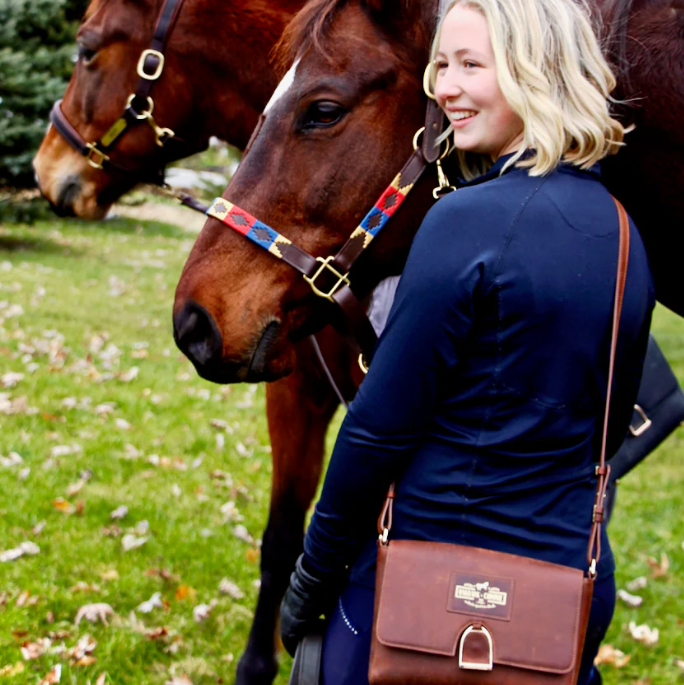 Oakbark & Chrome Shoulder Bag