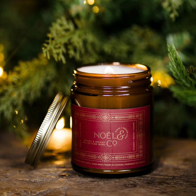 NOËL & CO Merry & Bright 8oz Holiday Candle