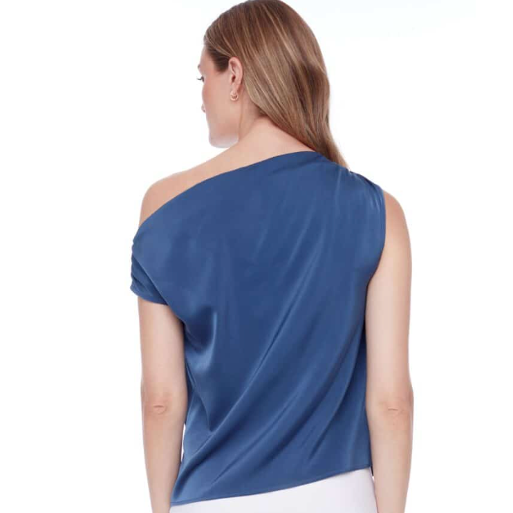 ILTM LILY Asymmetric Satin Top
