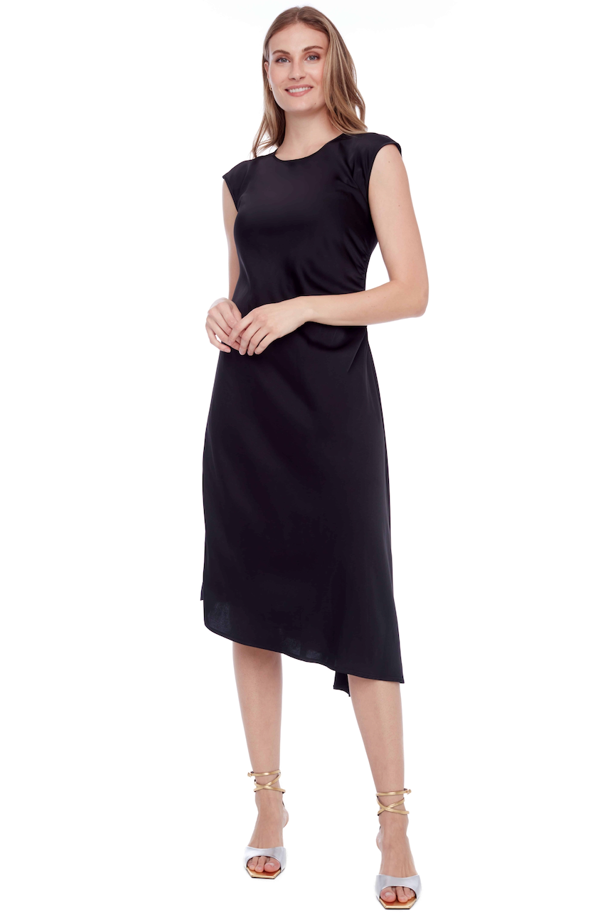ILTM ROXY Asymmetric Satin Dress
