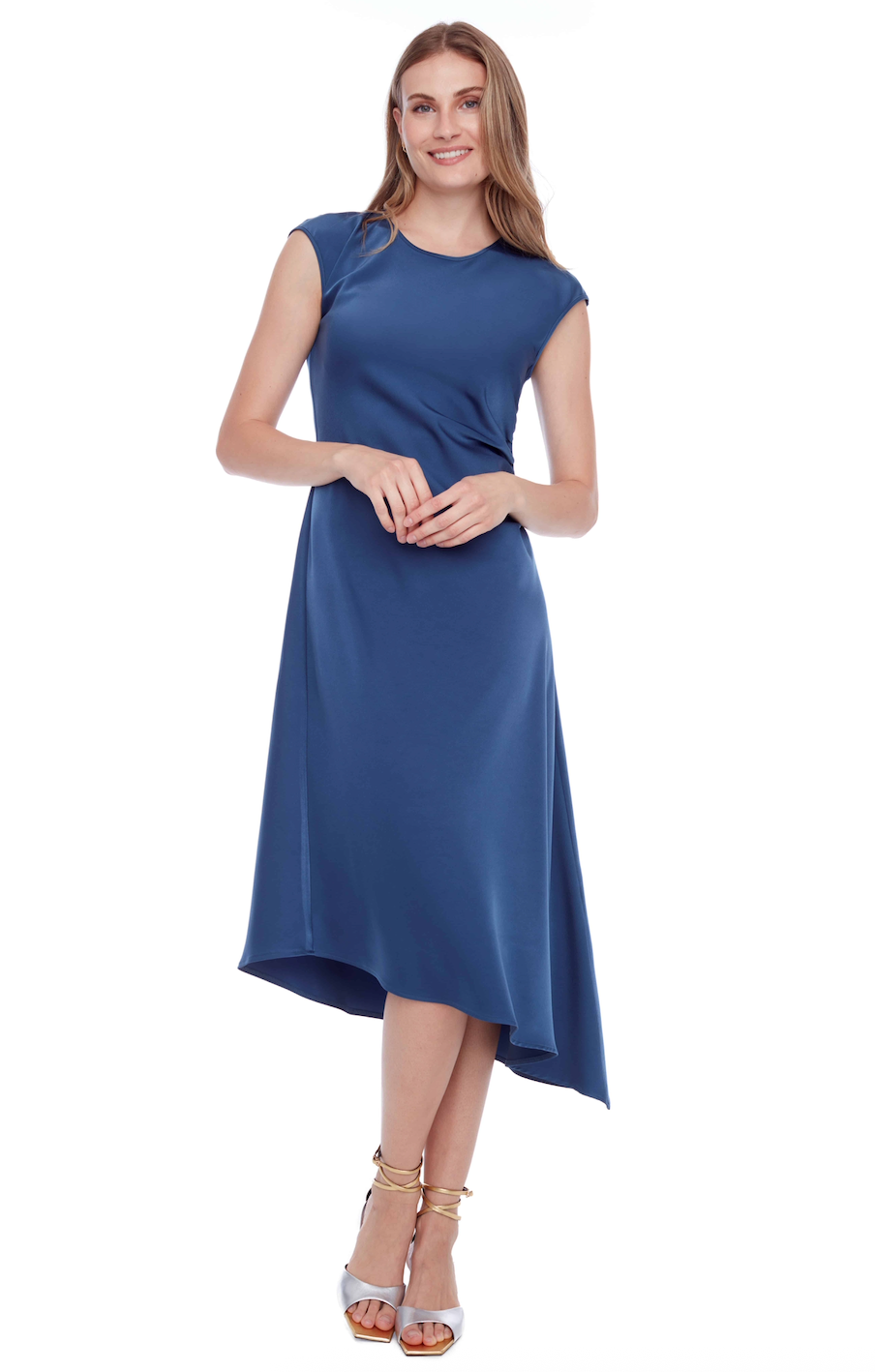 ILTM ROXY Asymmetric Satin Dress
