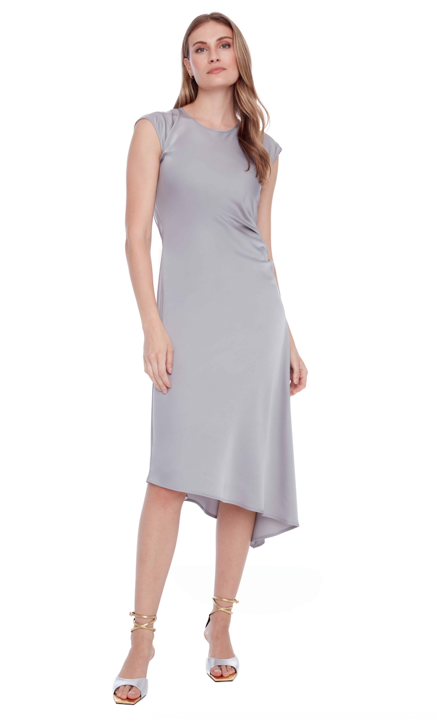 ILTM ROXY Asymmetric Satin Dress