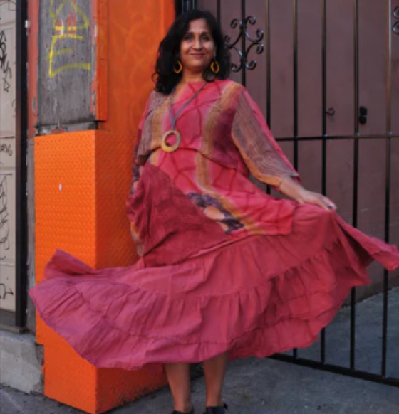 sariKNOTsari Avatar Pure Silk Self Pocket Tunic Dress