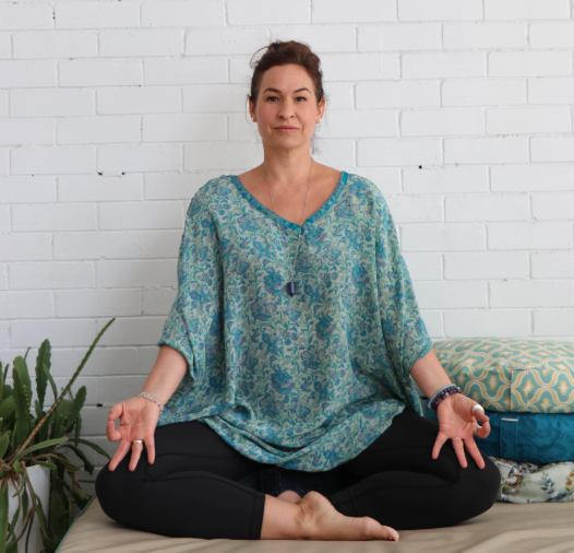 sariKNOTsari Avatar Pure Silk Short Kaftan Tunic