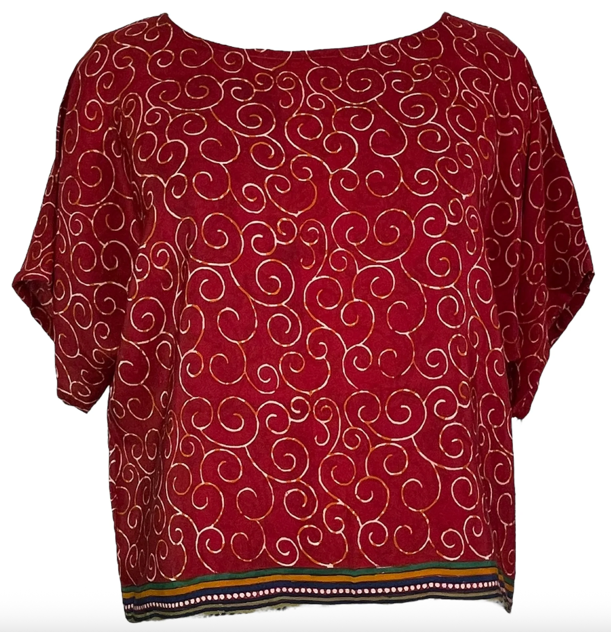 sariKNOTsari Avatar Pure Silk Boxy Top