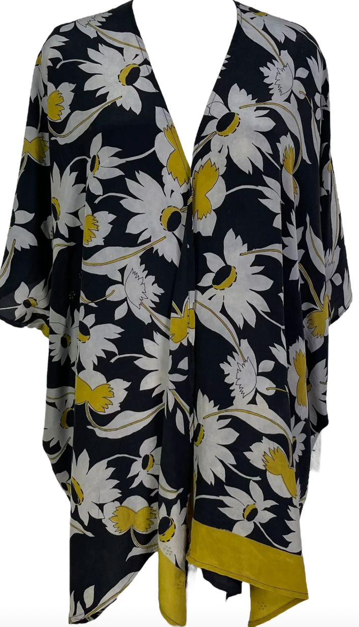 sariKNOTsari Avatar Pure Silk Cardigan