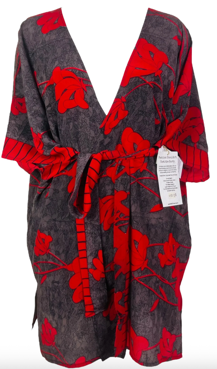 sariKNOTsari Avatar Pure Silk Short Kimono