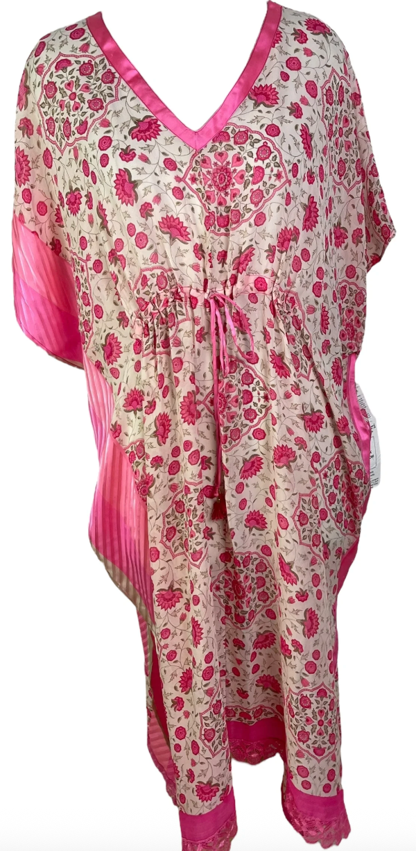 sariKNOTsari Avatar Pure Silk Maxi Length Kaftan