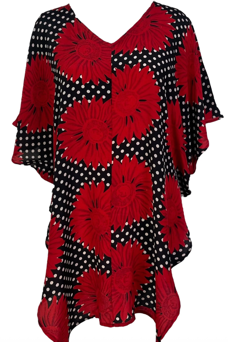 sariKNOTsari Avatar Pure Silk Waterfall Top