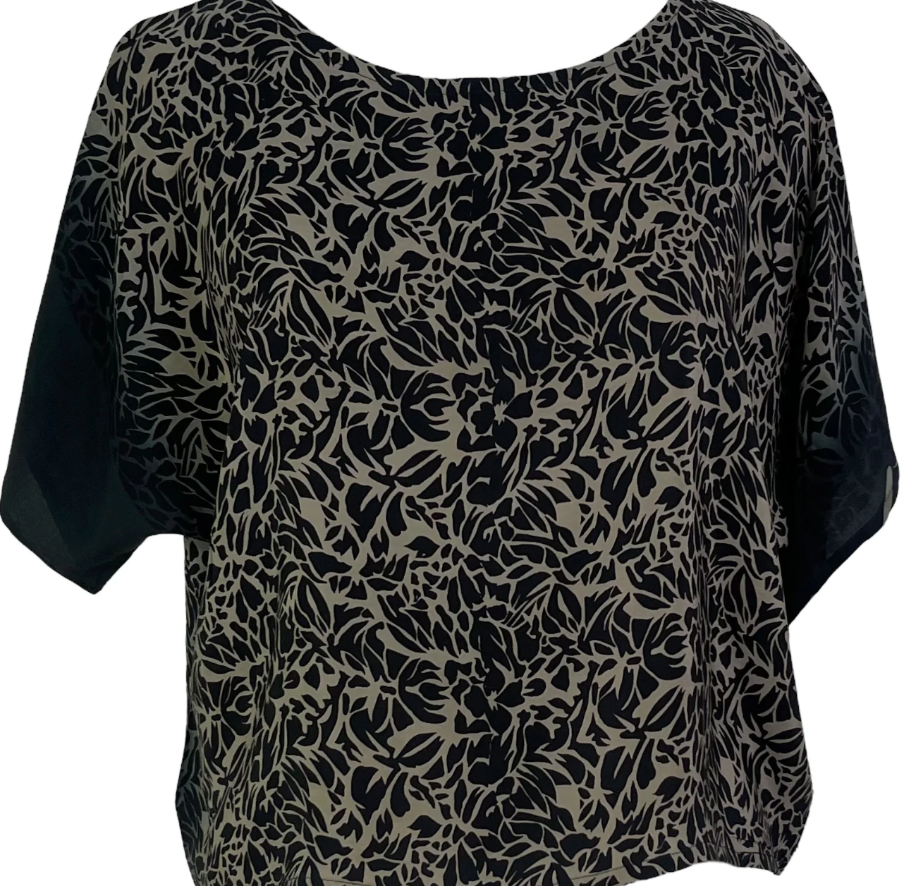 sariKNOTsari Avatar Pure Silk Boxy Top