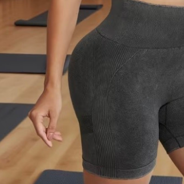 Run Free by Vee - Vintage Wash Active Shorts