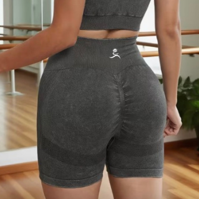 Run Free by Vee - Vintage Wash Active Shorts