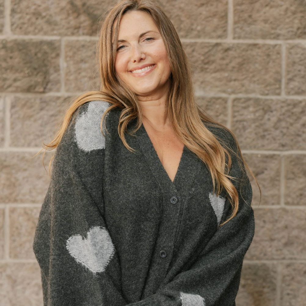 Smash & Tess ADORA Cardigan - Charcoal/Grey