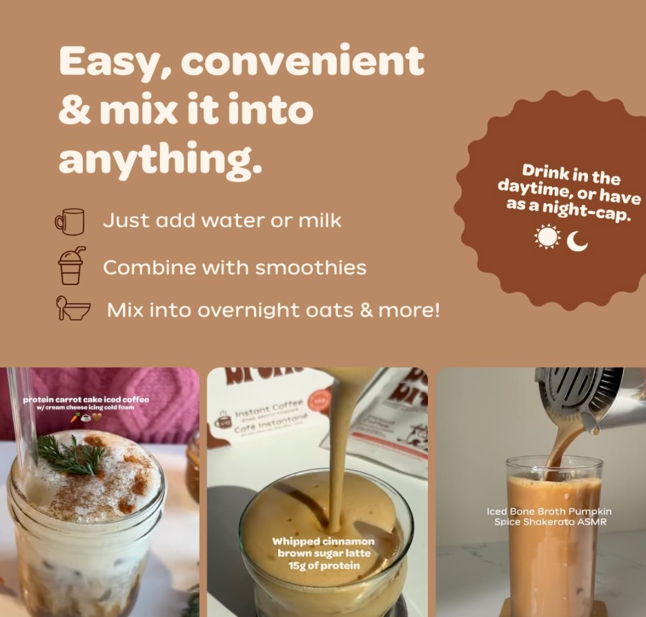 Beck's Broth Protein Instant Coffee