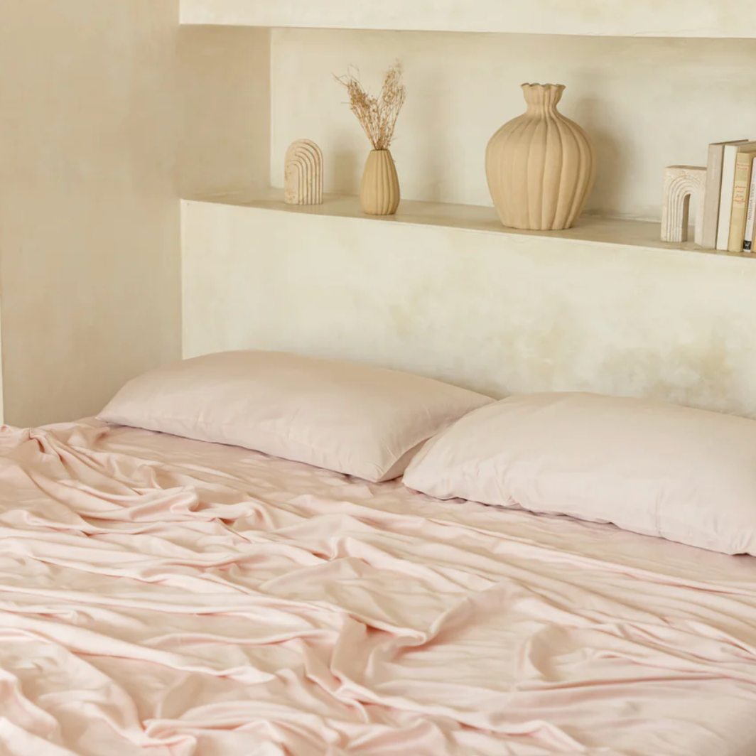 AEPTOM Organic Bamboo Sateen Bed Sheet Set