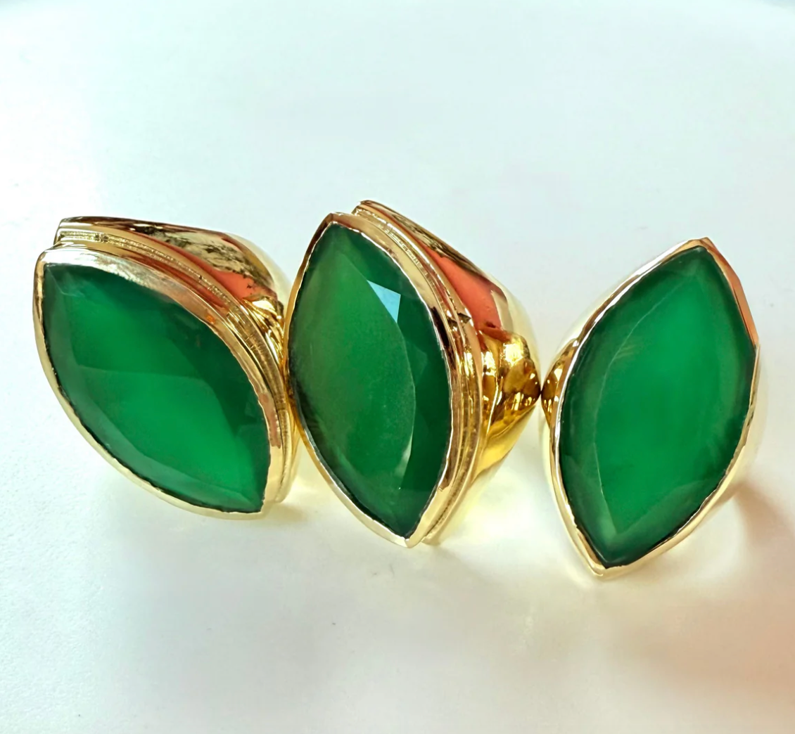 Love Not Fear HIGH PRIESTESS Gemstone Ring