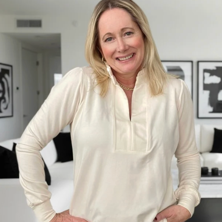 DOTTY Winter White Sweater Blouse