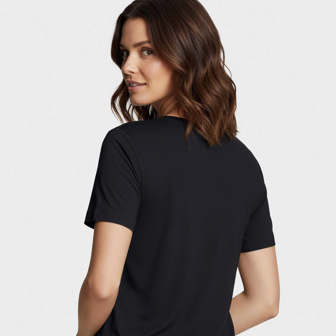 IMPETUS Soft Premium V-Neck Short Sleeve Tee in Lyocell