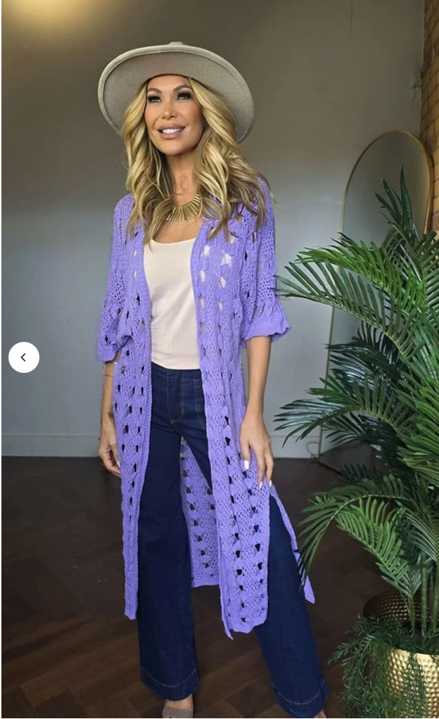 BAZ Italian Crochet Kimono