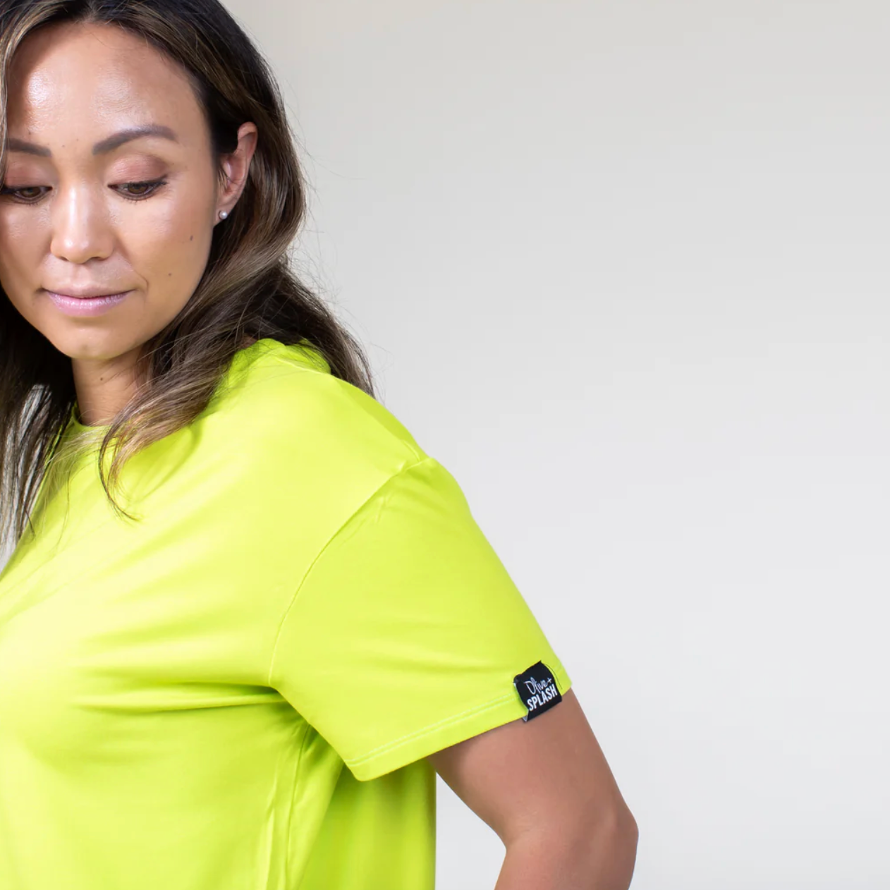 Olive + Splash BOXY Bamboo Tee