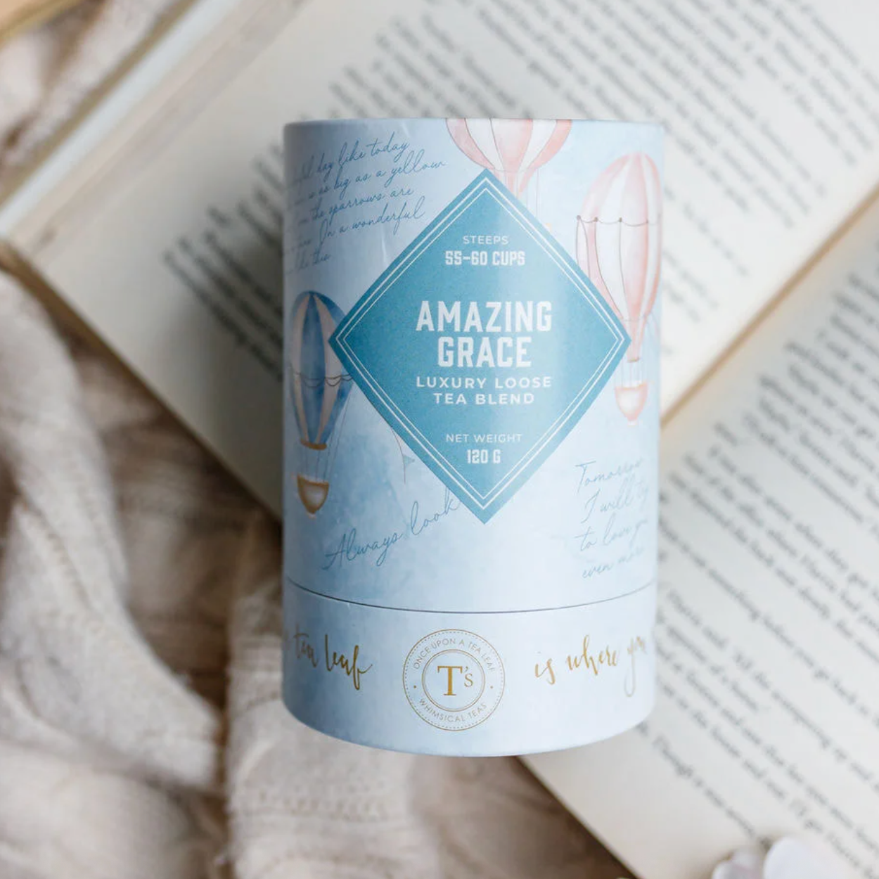Once Upon A Tea Leaf - AMAZING GRACE Luxury Loose Leaf Herbal Tea Blend