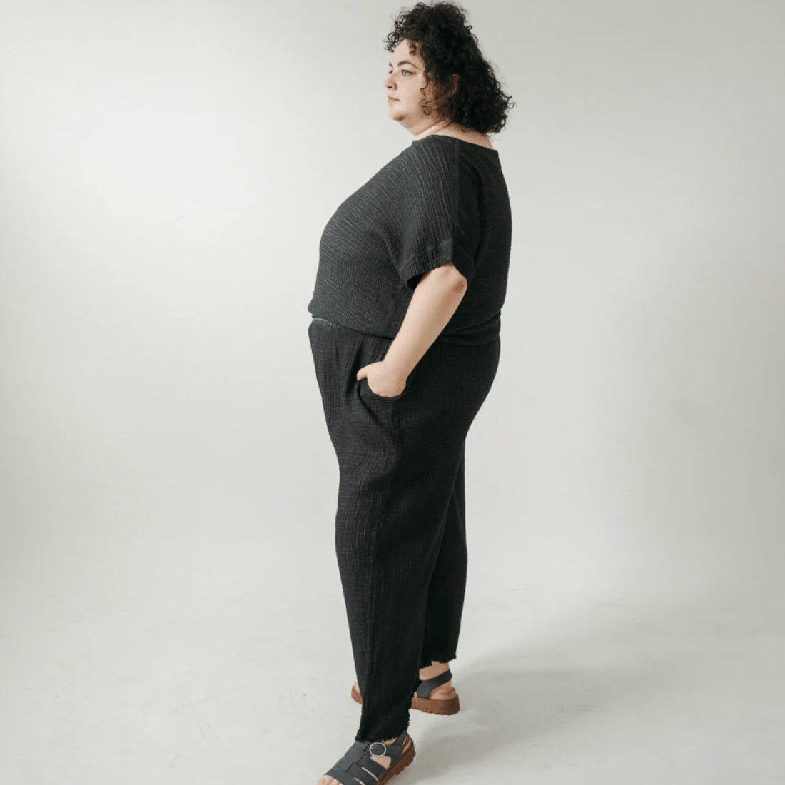 Pokoloko - Turkish Cotton PLUS Crinkle Boat Top