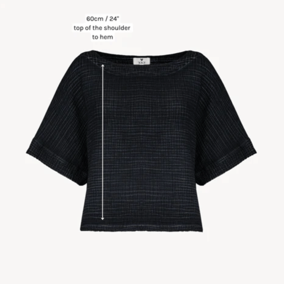 Pokoloko - Turkish Cotton PLUS Crinkle Boat Top