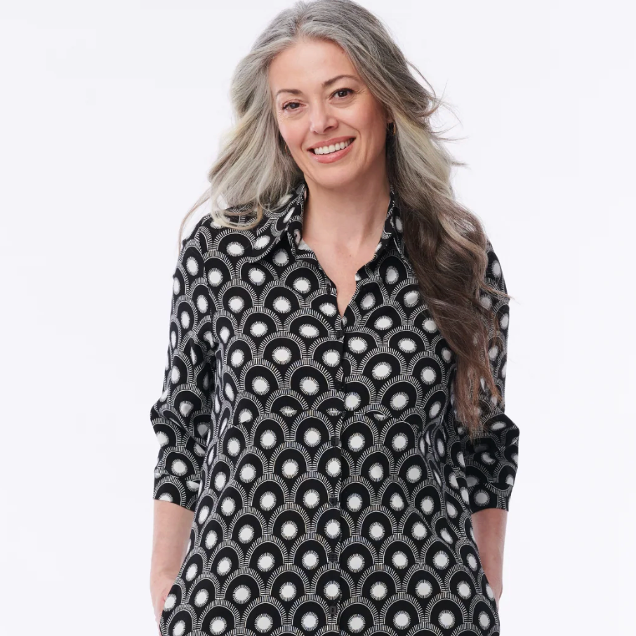 Helene Clarkson Design MADELEINE Button-Down Dress
