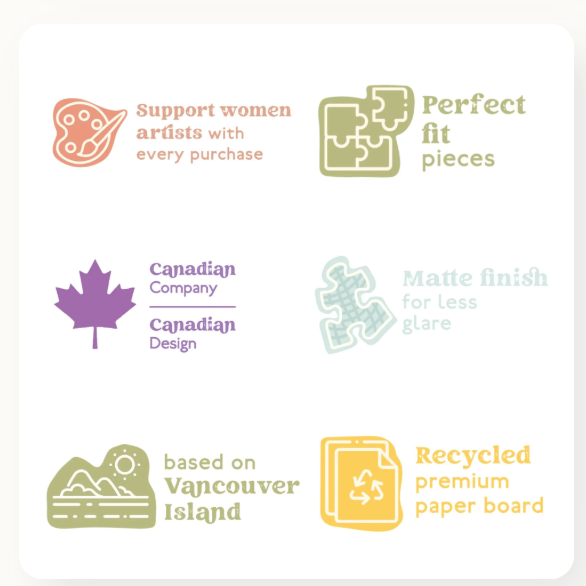 Villager Puzzles - SALT SPRING ISLAND SWIM 1000-Piece Puzzle for Adults Designed in Canada by Anja Jane