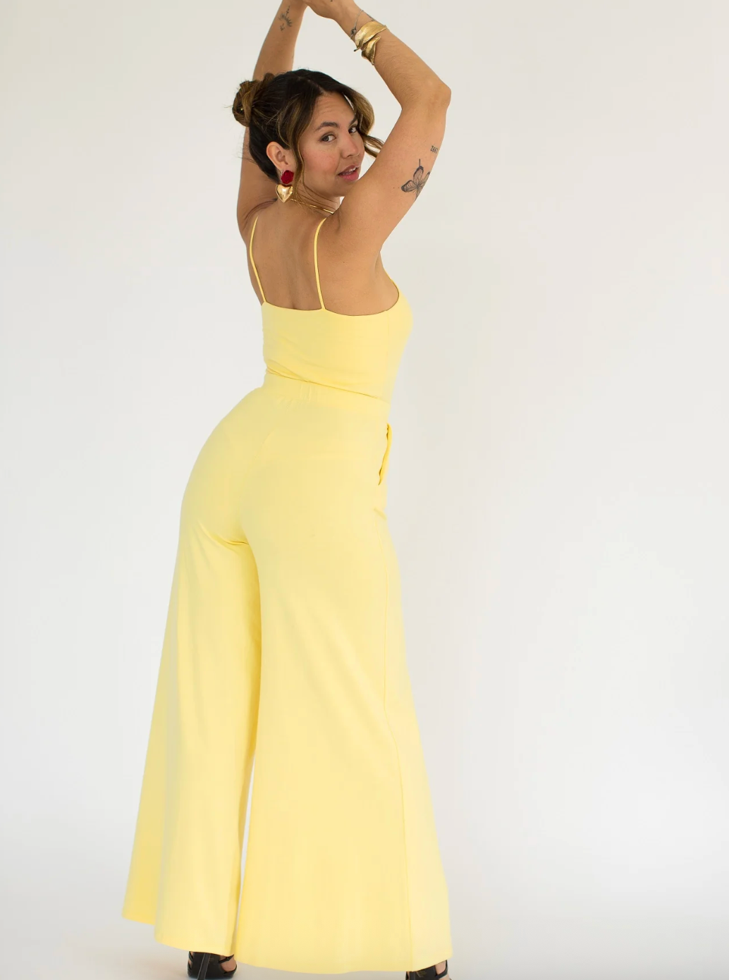 Georgia Rose Label - Alexandra BUTTER YELLOW Jumpsuit