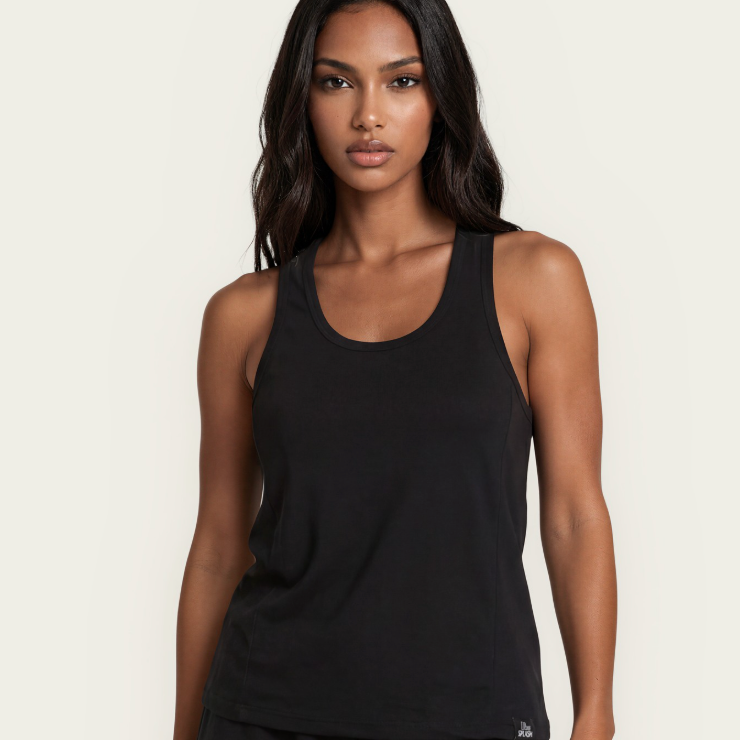 Olive + Splash Bamboo Tank Top