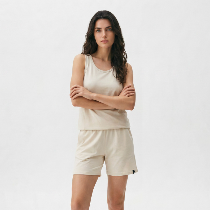 Olive + Splash Bamboo Tank Top
