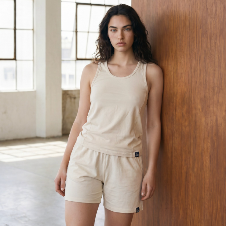 Olive + Splash Bamboo Tank Top