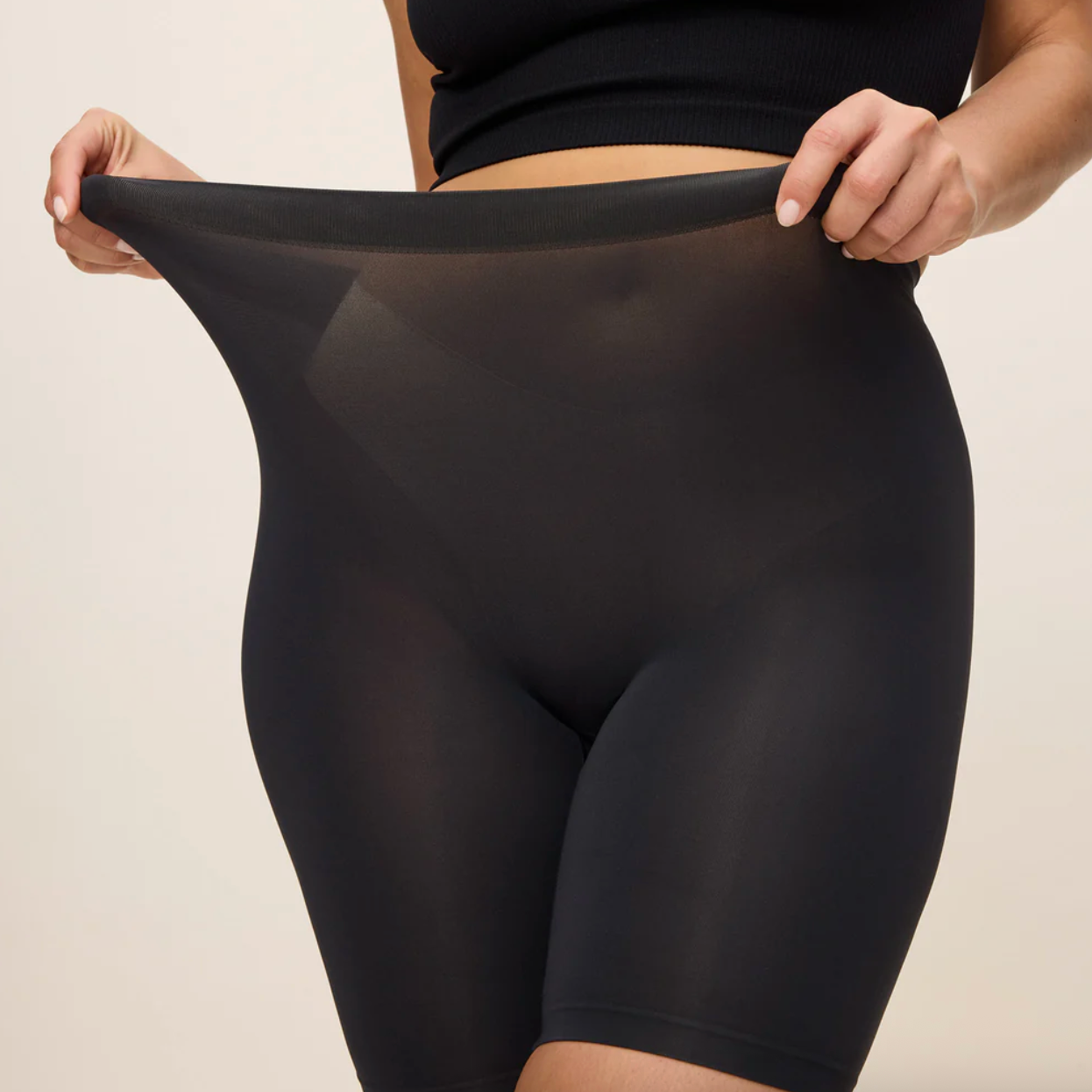 Thigh Society BLACK COOLING Anti-Chafe Slip Short Underwear