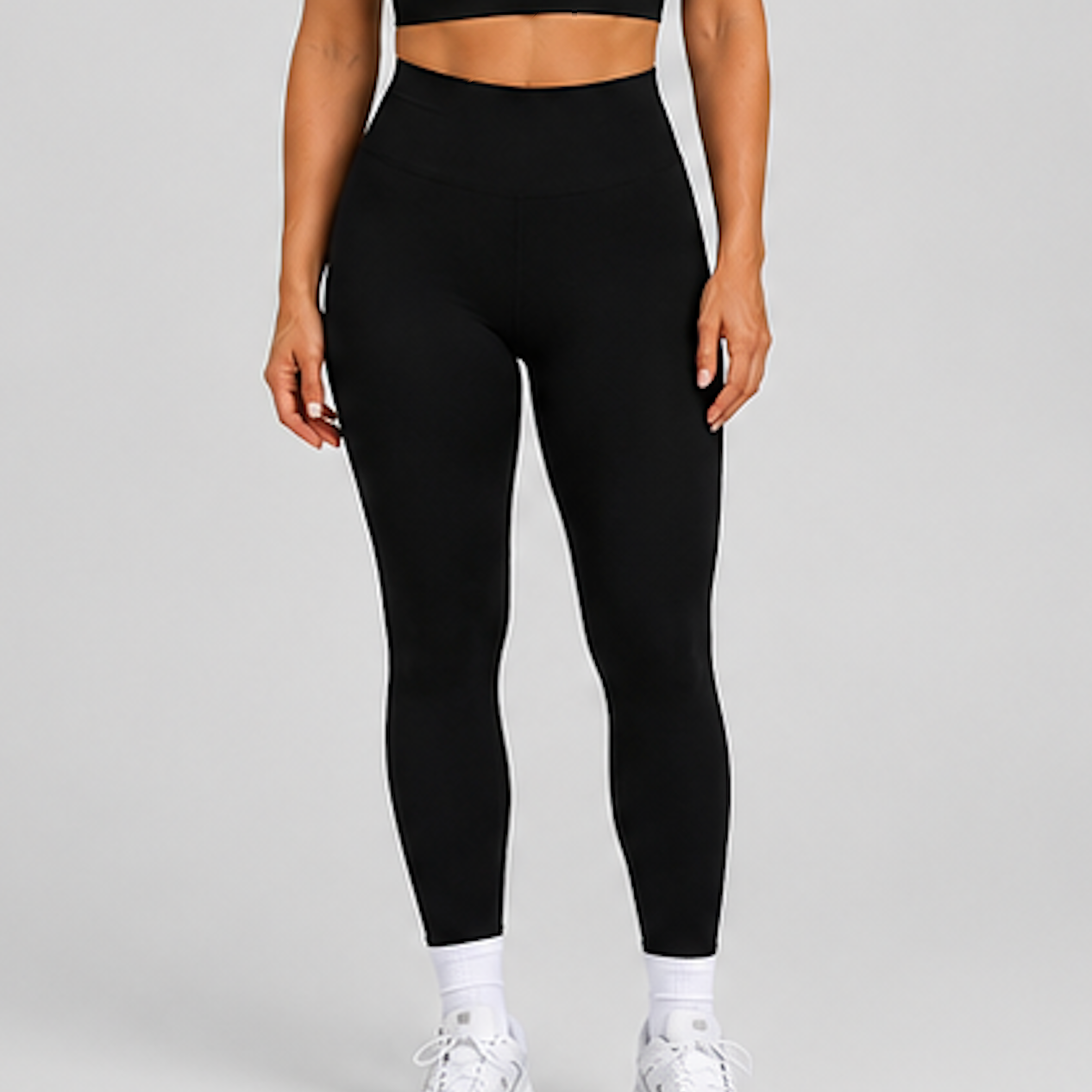 Run Free by Vee - High-Waisted Black Leggings