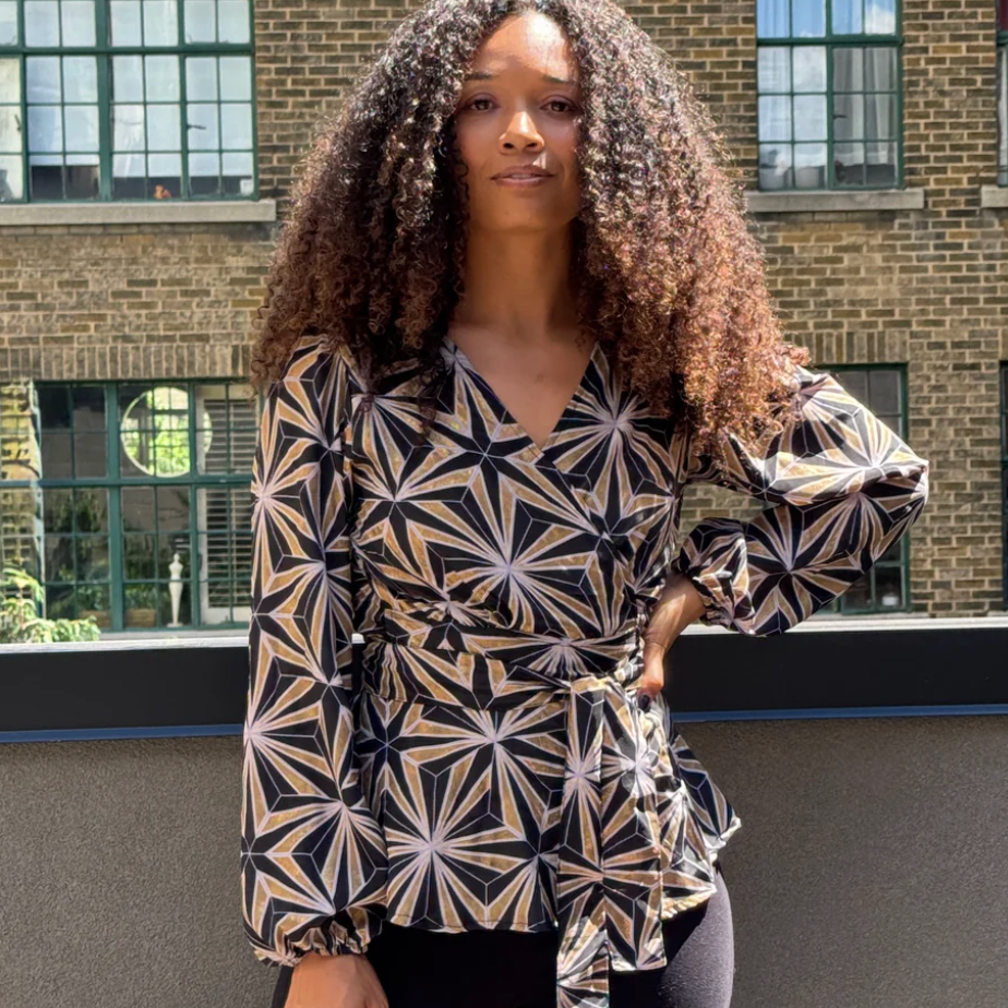 Love Not Fear DEVI Wrap Top