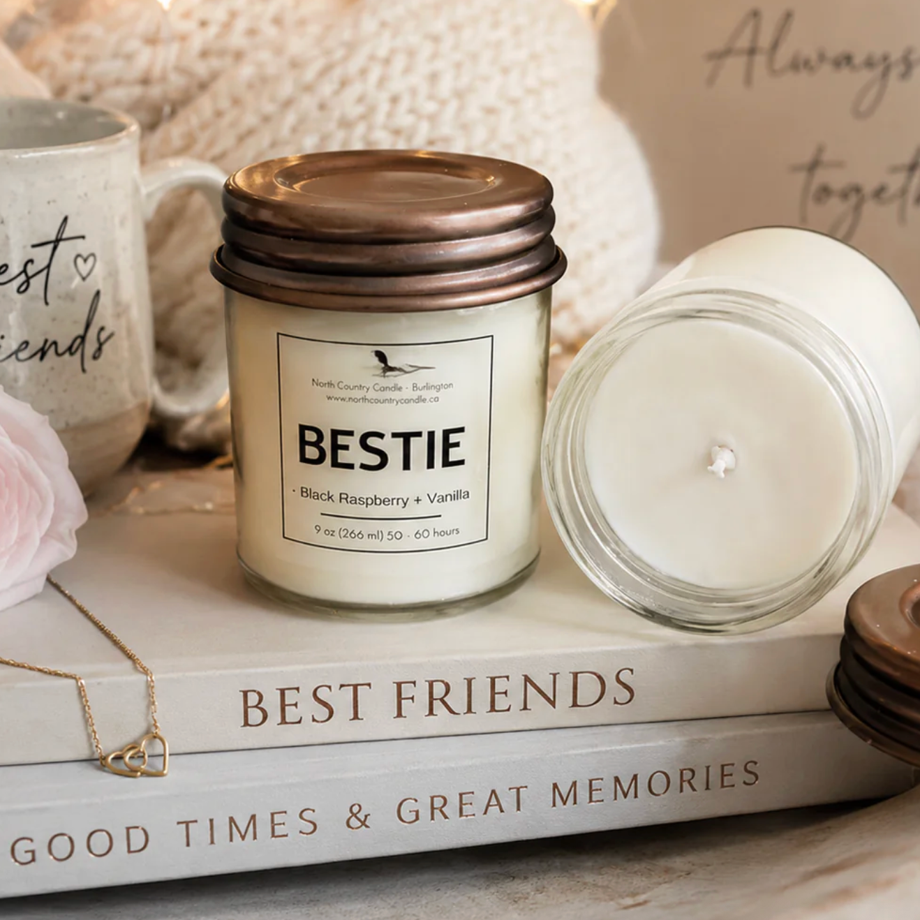 North Country Candle - SCENTIMENTS Soy Wax Candle with Copper Lid