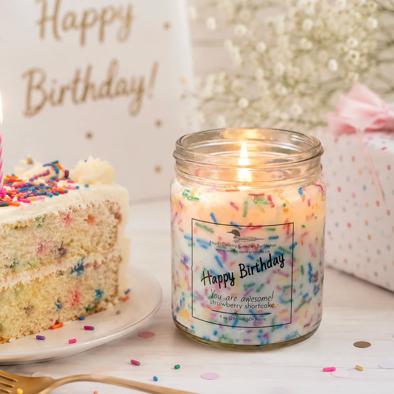 North Country Candle - BIRTHDAY CELEBRATION Soy Wax Candle