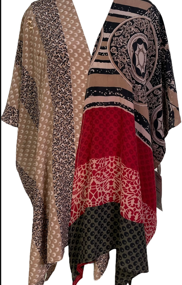 sariKNOTsari Avatar Pure Silk Cardigan