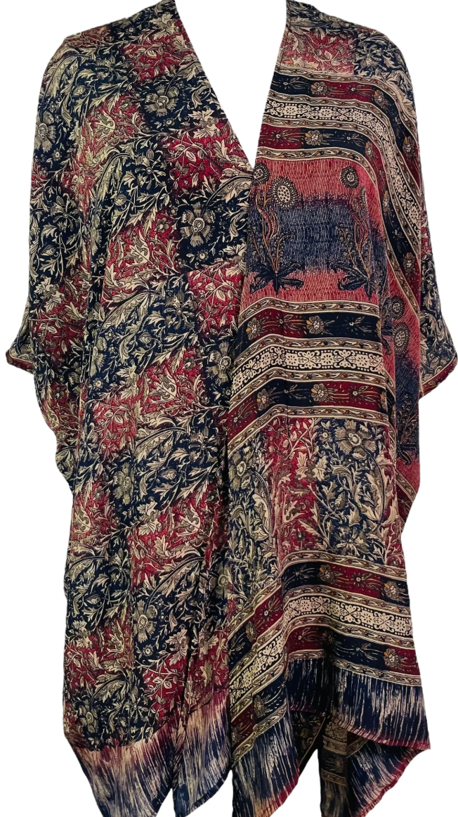 sariKNOTsari Avatar Pure Silk Cardigan