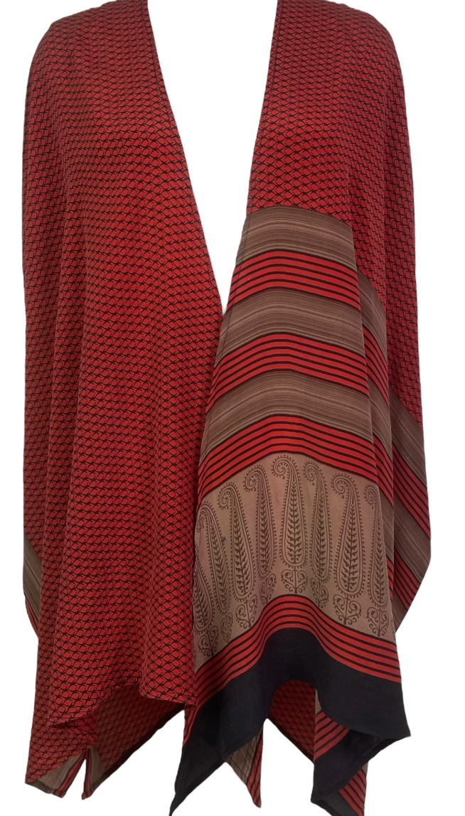 sariKNOTsari Avatar Pure Silk Cardigan