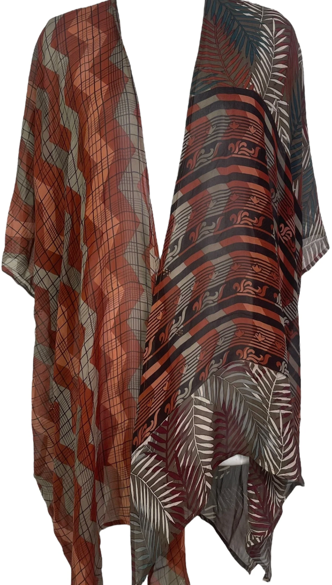 sariKNOTsari Avatar Pure Silk Cardigan