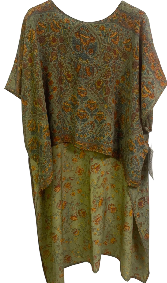 sariKNOTsari Avatar Pure Silk Hi-Lo Top