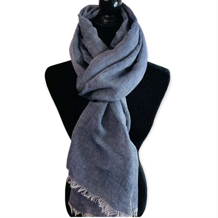 Dandarah - Handwoven Linen Scarf
