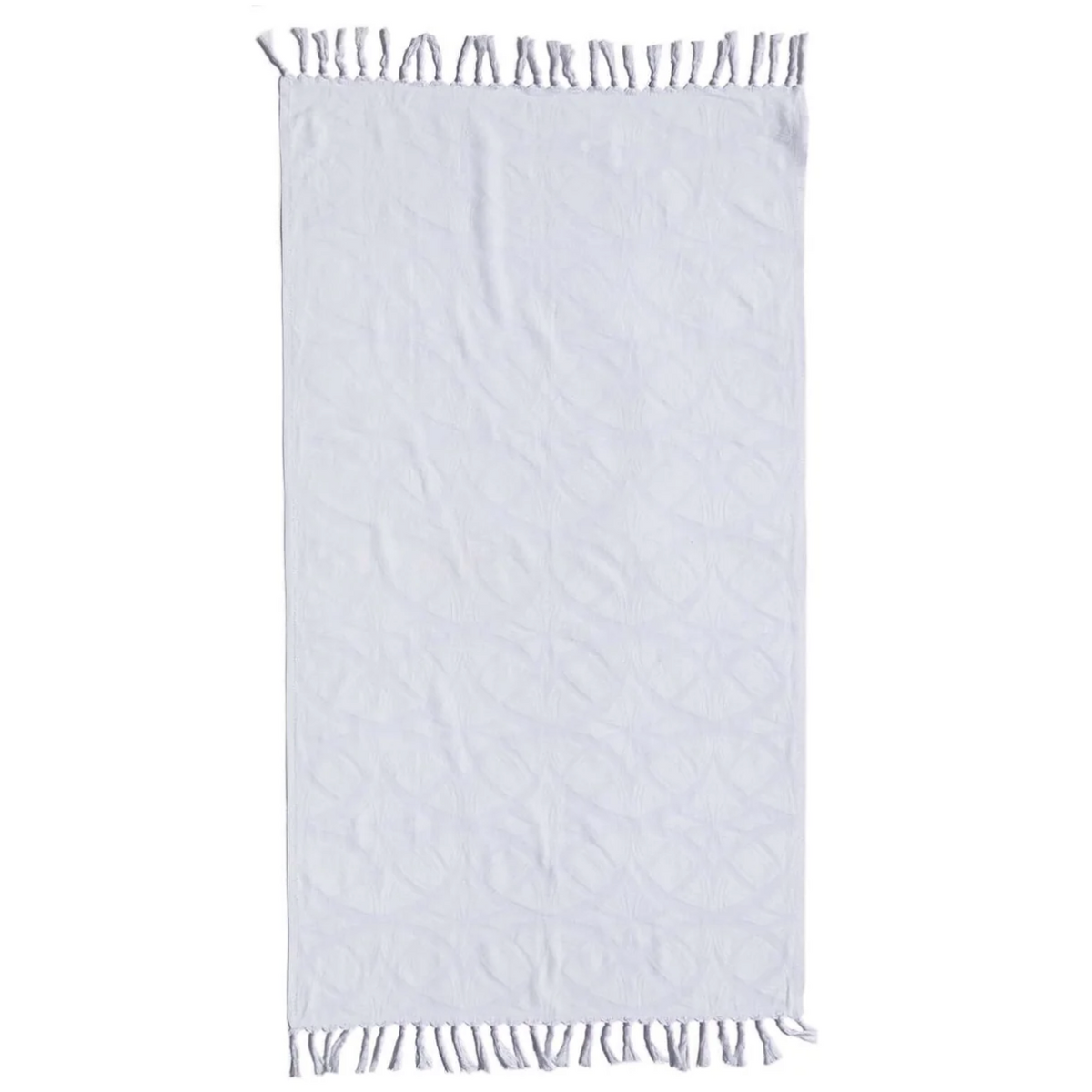 Pomp & Sass Turkish BODY Towel - Blanc White