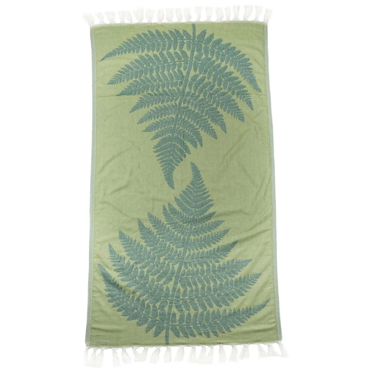 Pomp & Sass Turkish BODY Towel - Fern Green