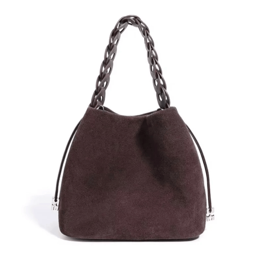 preneLOVE TRINITY Genuine Leather / Suede Mini Bucket Bag