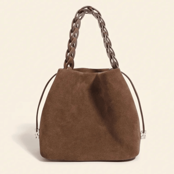 preneLOVE TRINITY Genuine Leather / Suede Mini Bucket Bag