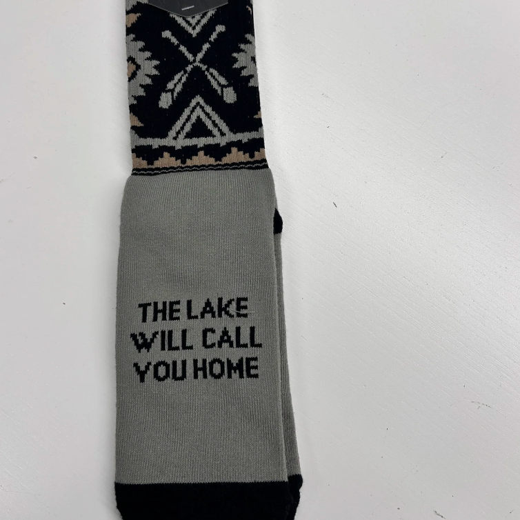 Canoe & Lake Cabin Socks